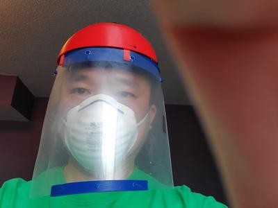 Face Shield Top Cover with Ventilation