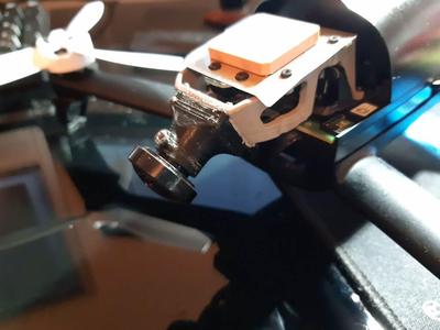 camera housing bebop/disco Parrot with focused