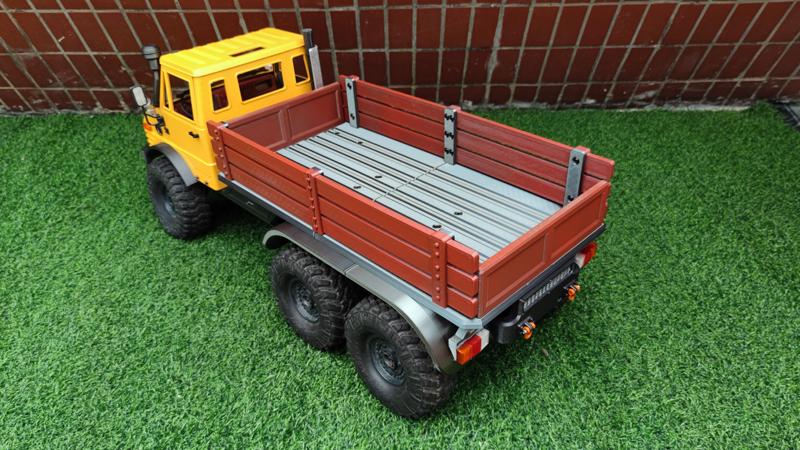 Crawler Bog 406 TRX6 Flatbed for Single Cab- 1/10 RC body attachment