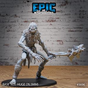 Ithaqua Wendigo Attack ‧ DnD Miniature ‧ Tabletop Miniatures ‧ Gaming Monster ‧ 3D Model ‧ RPG ‧ DnDminis ‧ STL FILE