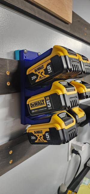 Dewalt battery holder