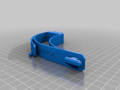 Modified prusa face shield for smaller printers.