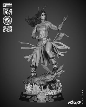 WICKED MARVEL MANTIS SCULPTURE : TESTED AND READY FOR 3D PRINTING