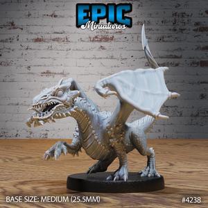 Black Dragon Wyrmling ‧ DnD Miniature ‧ Tabletop Miniatures ‧ Gaming Monster ‧ 3D Model ‧ RPG ‧ DnDminis ‧ STL FILE