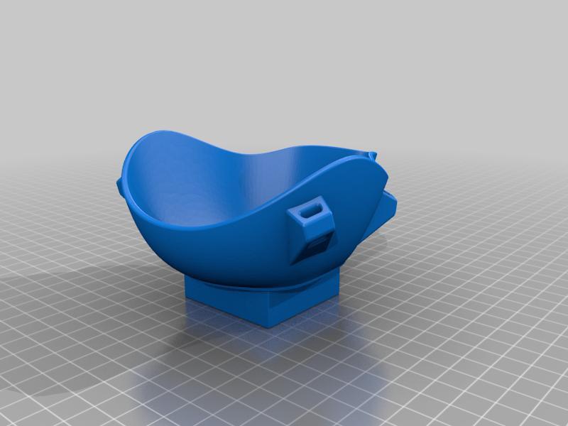 Mask with placeholder for filter 40x40x14 mm