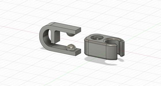 Vertical Blind String Attachment Clip