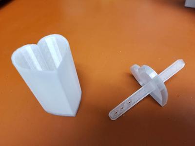 Valentine's Day ice pop mould