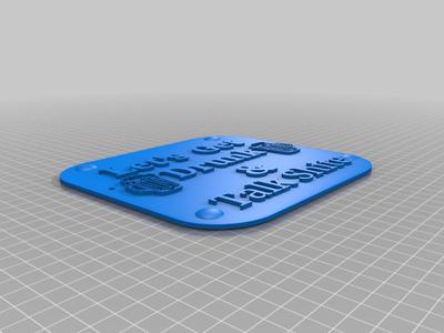 Lets get drunk 3d print