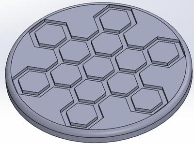 Coaster Hex