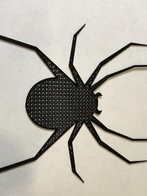 Creepy See-Through Halloween Spider