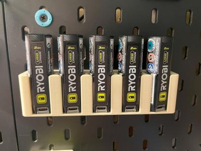 ryobi 4v batteries holder skadis