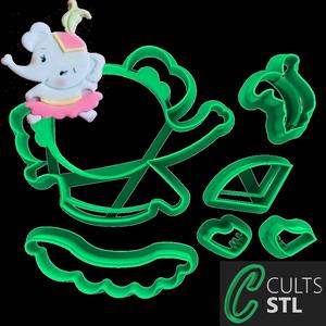 ELEPHANT CUTTER 2 - CIRCUS - 7cm