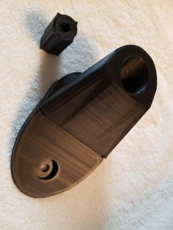 Flag holder with a secret slot