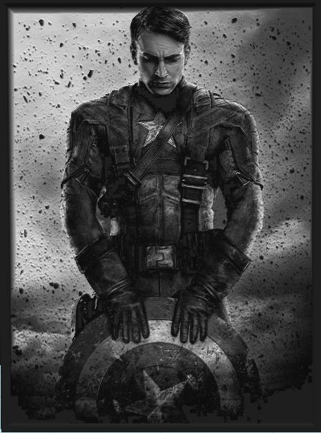 Captain America Lithophane