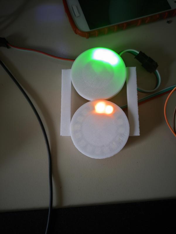 Klipper Progress Indicator (Double) (16 Neopixel Ring)