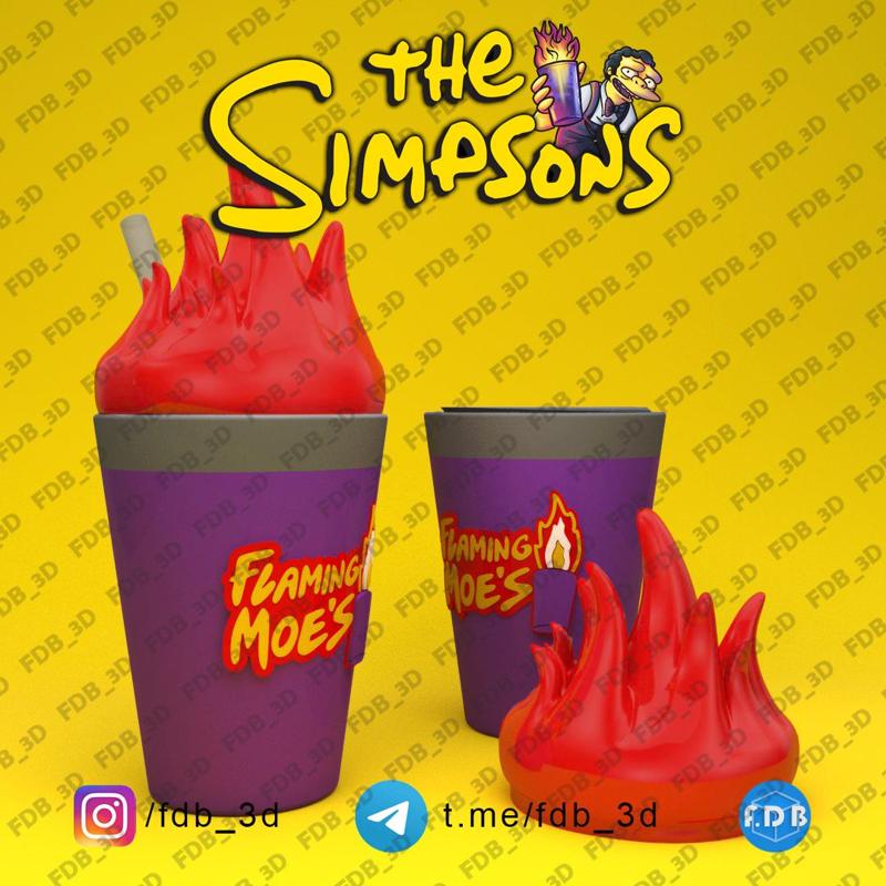MILKSHAKE CUP FLAMING MOE'S / FLAMING MOE'S
