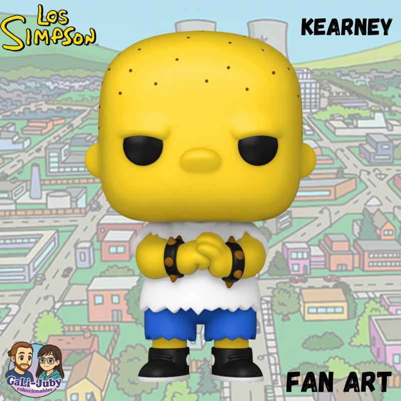 kearney funko art - The simpsons