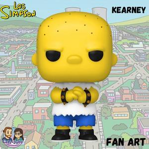 kearney funko art - The simpsons