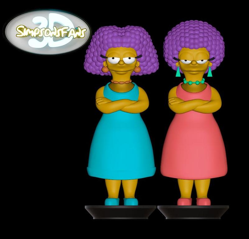 Patty and Selma Bouvier - The Simpsons