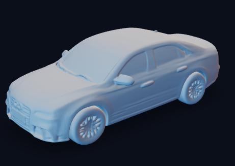 Audi A8 D4 accurate model car Scan - Luxury Limousine