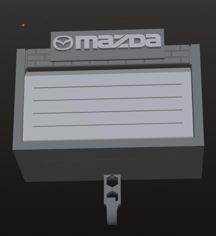 Garage key fob mazda hot wheels