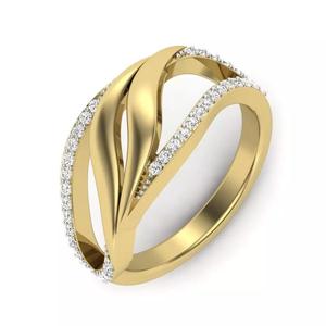 split shank women wedding ring 3dm render detail