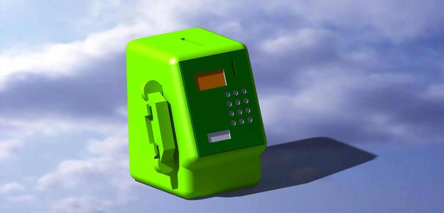 Tunguska Japanese public telephone  piggy bank