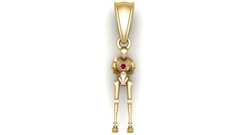 Futuristic Robot Pendant
