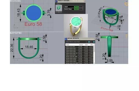 stl 3dm Ring Combining Innovation and Nature gr0148