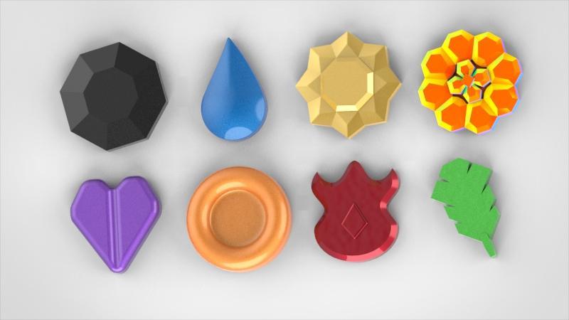 Pokémon Badges Gen 1