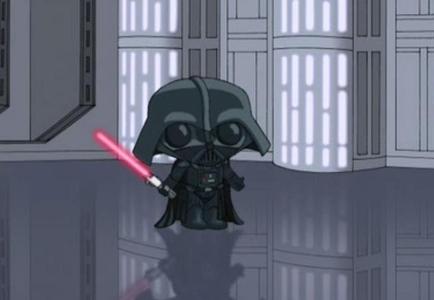 Stewie Griffin as Darth Vader