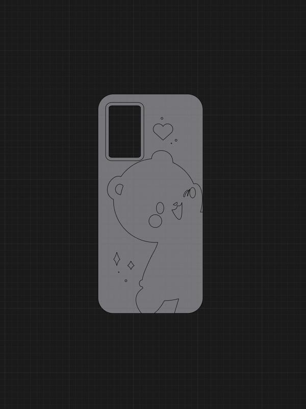 Oneplus 9 Milk and mocha bear phonecase