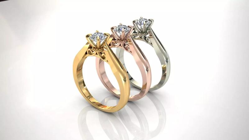 Solitaire Ring 5mm Stone