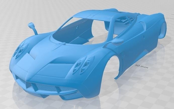 Pagani Huayra 2012 Printable Body Car