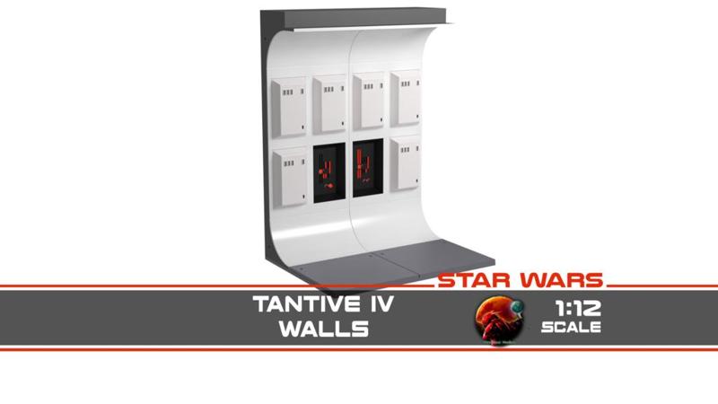The Tantive IV Hallway 1-12 scale Blackseries