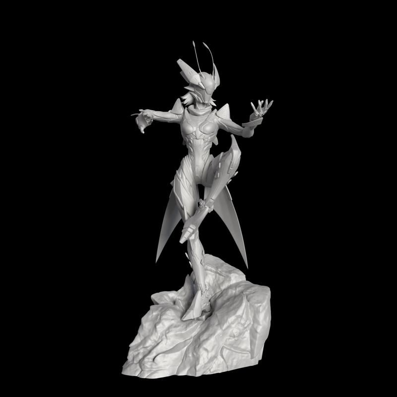 Mantis – Galactic Wings (3D Print Model, inspired by Marvel Rivals)