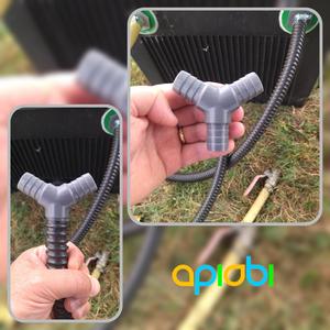 3/4 Inch (20mm) hose connector | Y connector push fit | Y001-20