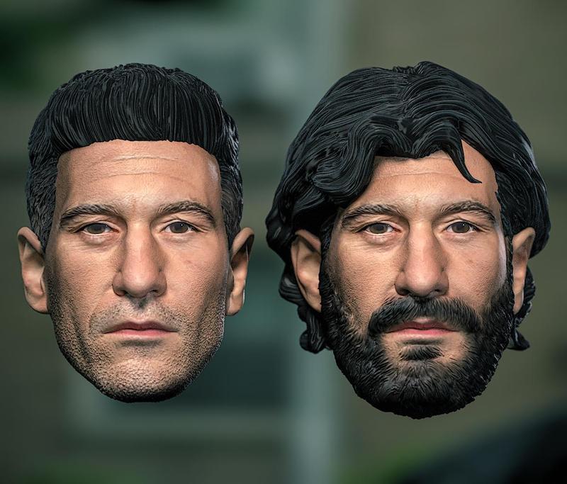 (1/6 1/12) Marvel Frank Castle Punisher Jon Bernthal Daredevil Born Again head headsculpt