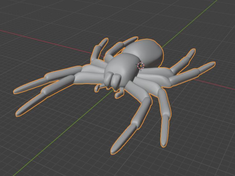 Minimal Halloween Spider