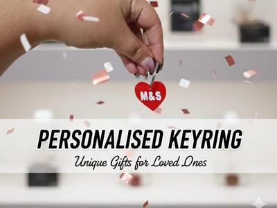 Personalized Keychain heart