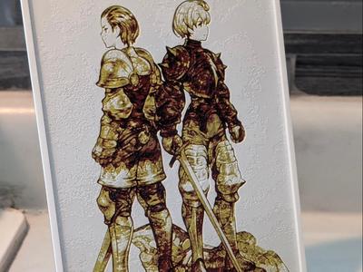 Final Fantasy Tactics - Ramza and Delita Art