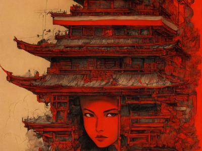 Bloody Red Temple