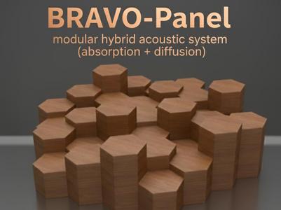 Bravo-Panel V1 (hybrid acoustic panel)