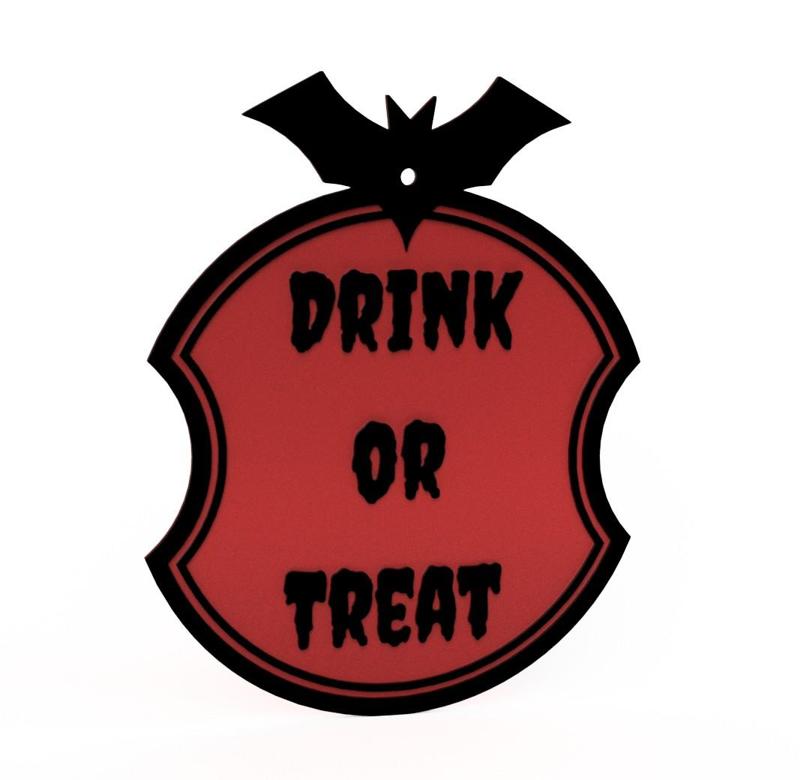 HJV Drink or Treat Sign MC