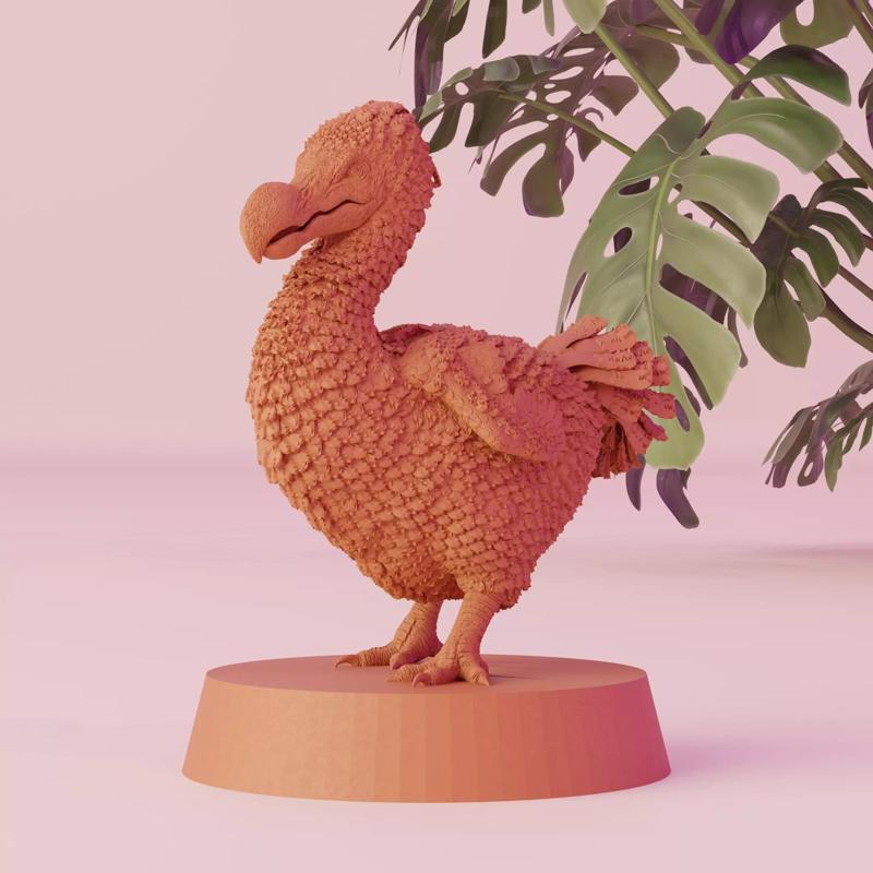 3D Printable Dodo Miniature