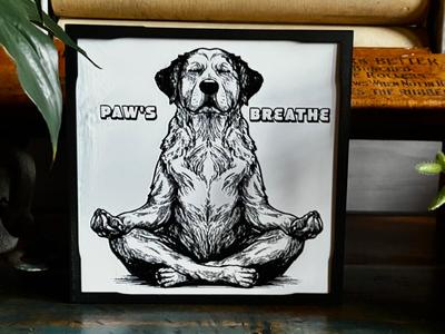 Yoga Dog 2D art