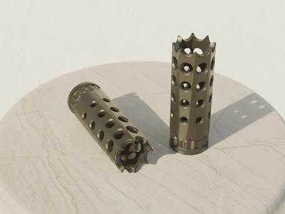 Custom Airsoft Grater Compensator