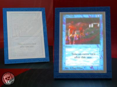 Time Walk MtG - Litophane