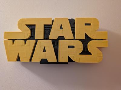 Lego 75407 - Star Wars Logo Wall Mount