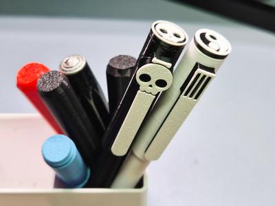 Halloween Skull Clip and Cover for T&C Pro Pen